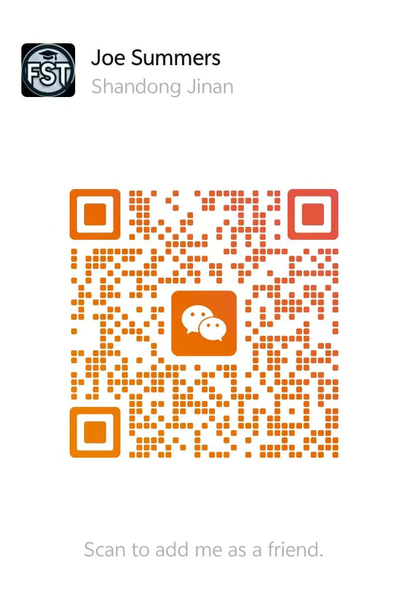 WeChat QR code to contact Teacher Joe